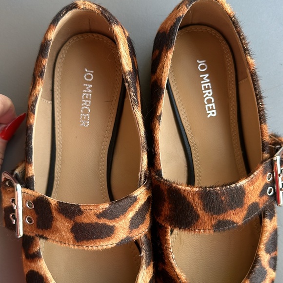 Jo Mercer Sarah Casual Flats Ocelot Leather ( leopard print ) - Picture 10 of 12